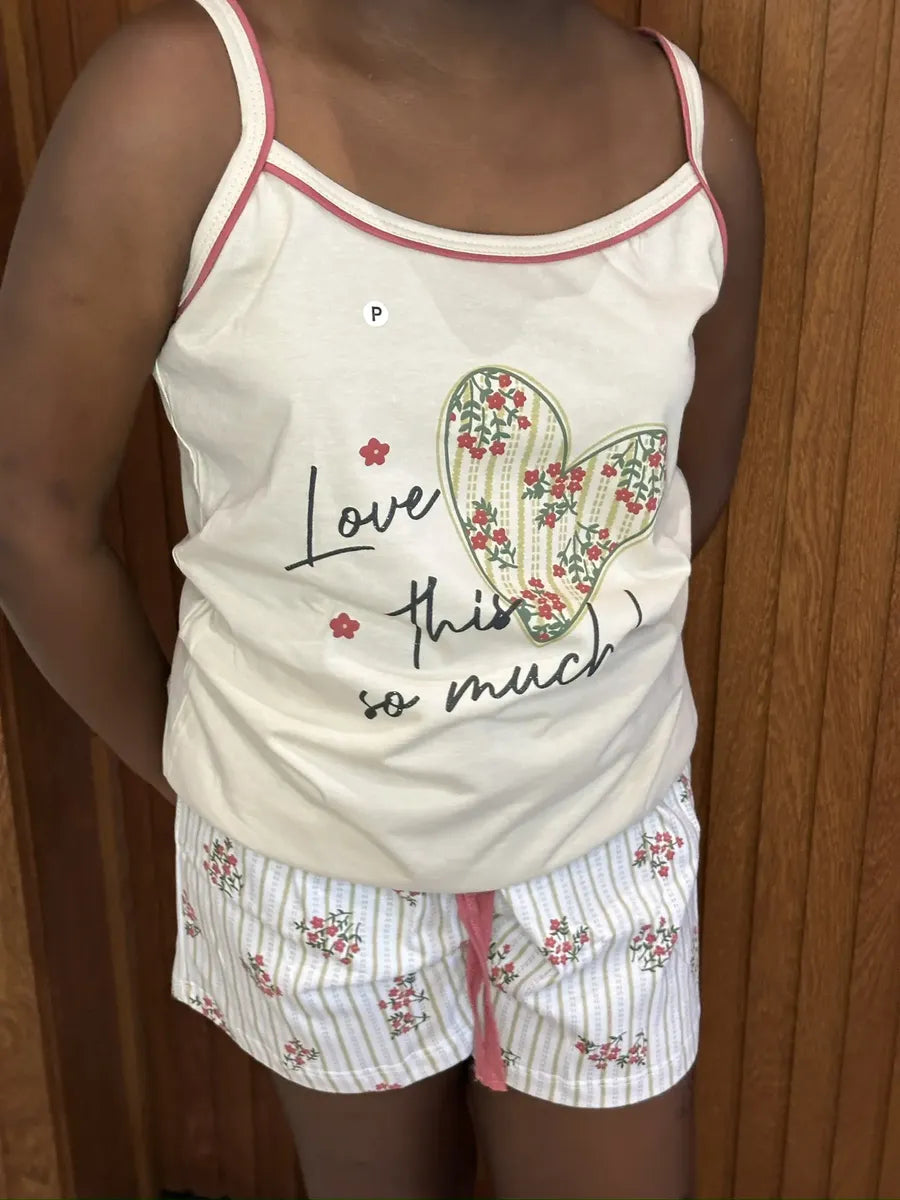 Pijama Feminino Brezzi Modelo Alcinha - 100% Algodão